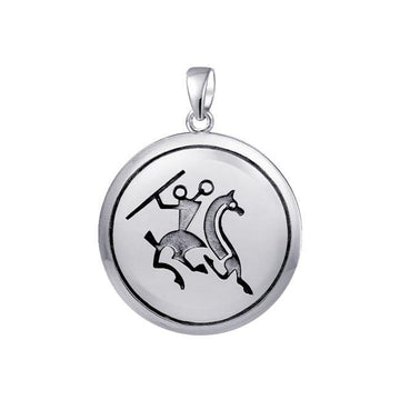 Viking Warrior Sterling Silver Pendant TPD1128 - Jewelry